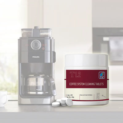 Eficaz comprimido limpiador de la máquina de café Contenido de ingrediente activo superior al 80% incluido