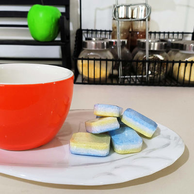 Tabletas desechables para el lavavajillas de cocina para eliminar manchas fuertes de aceite y despejar fácilmente