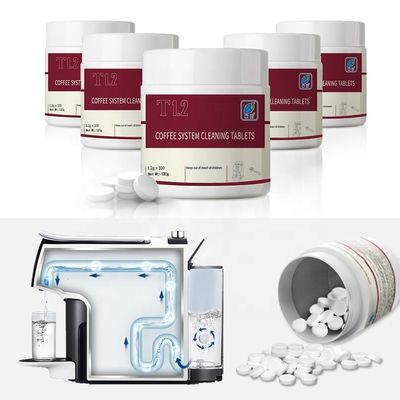 Contenido de ingrediente activo superior al 80% Tabletas de limpieza de la máquina de café 1,2 g 100 pcs Alemania