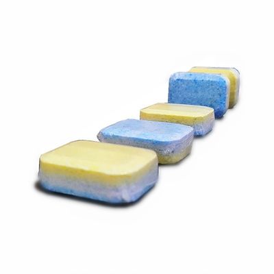Compuesto de lavadora de platos Hoja de comprimidos Eco Cube Cleaner 50%-80% Contenido de ingrediente activo fácil