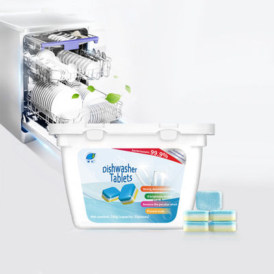 Compuesto de lavadora de platos Hoja de comprimidos Eco Cube Cleaner 50%-80% Contenido de ingrediente activo fácil