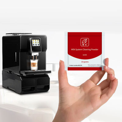 Tabletas de limpieza para máquinas de café Sistema de lavado de leche Función del detergente Polvo limpio