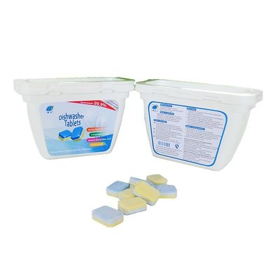 Contenido de ingredientes activos 50%-80% Caja de tabletas para lavaplatos para limpieza doméstica sin complicaciones