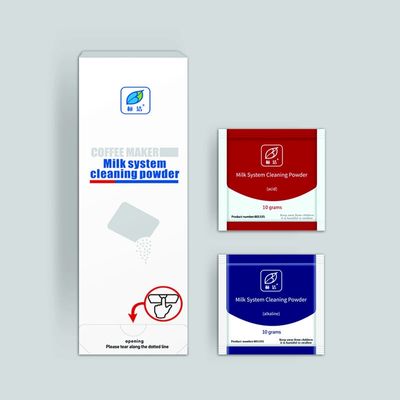 Polvo de limpieza de café desechable para el mantenimiento de equipos