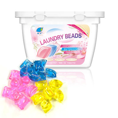Detergente líquido para ropa Lavadora de platos Tabletas Perlas de gel Olor de lavadora