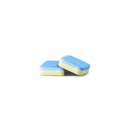 Detergente para lavavajillas 3 en 1 para enjuague concentrado y limpieza con efervescente