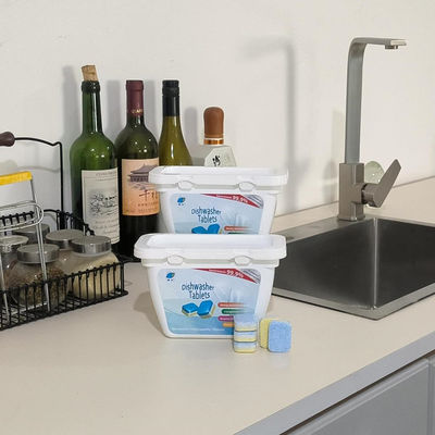 Solución de embalaje de detergente Tabletas para lavavajillas con película hidrosoluble en agua fría PVA