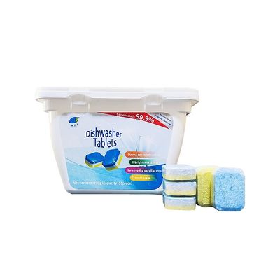 LOGO/OEM/ODM D Pods Detergente sólido Lavadora de platos Limpiador de tabletas para la limpieza concentrada