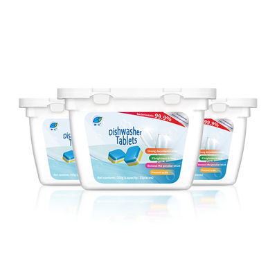 En stock Lavadora de platos Tabletas de detergente de fragancia Tabletas de percarbonato de sodio OEM personalizado