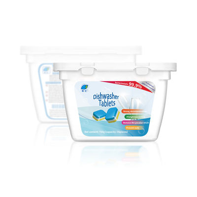 Bloque de enjuague concentrado de detergente para lavavajillas con un contenido de ingrediente activo del 50% al 80%