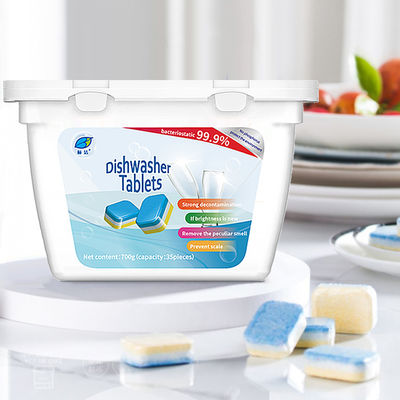Tabletas de lavadora de platos para la caja de lavado de platos