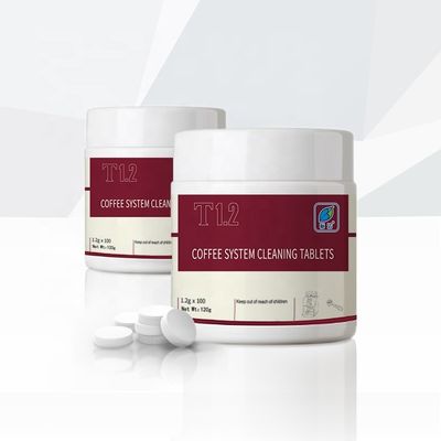 50% de contenido de ingrediente activo Detergente para comprimidos de limpieza de máquinas y comprimidos de limpieza de máquinas de café