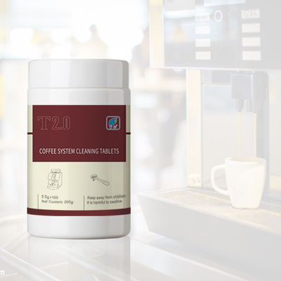 50%-80% contenido de ingrediente activo Máquina de café Descaler Tablet para manchas persistentes