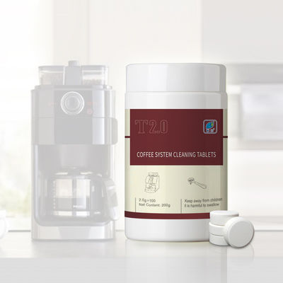 Comprimido de limpieza para el sistema de café de toda la temporada 50%-70% 2g Elimina los residuos de café con facilidad
