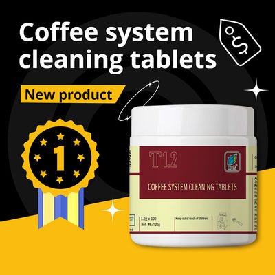 1gx100pcs Funcional automático completo Agente de descalcificación de café expreso para limpieza profunda