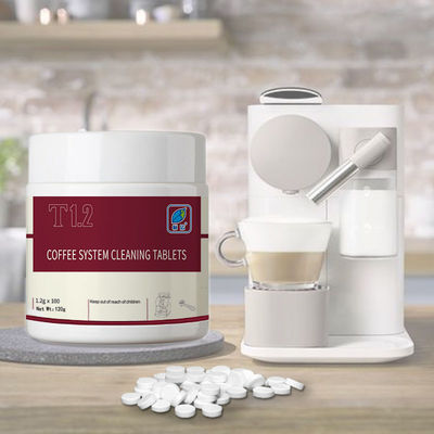 Detergente de cocina sostenible Espresso Tabletas de limpieza de la máquina para una limpieza fácil