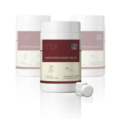 Tableta de limpieza de la máquina de café 2g Professional Eliminar aceites y residuos de café limpiador
